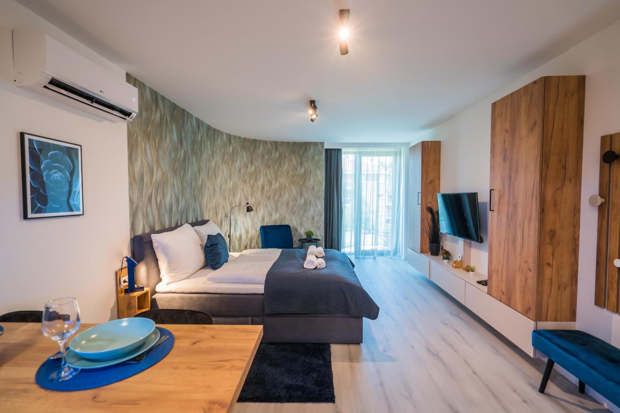 Myflat Wave 36 Suite Siófok Zewnętrze zdjęcie
